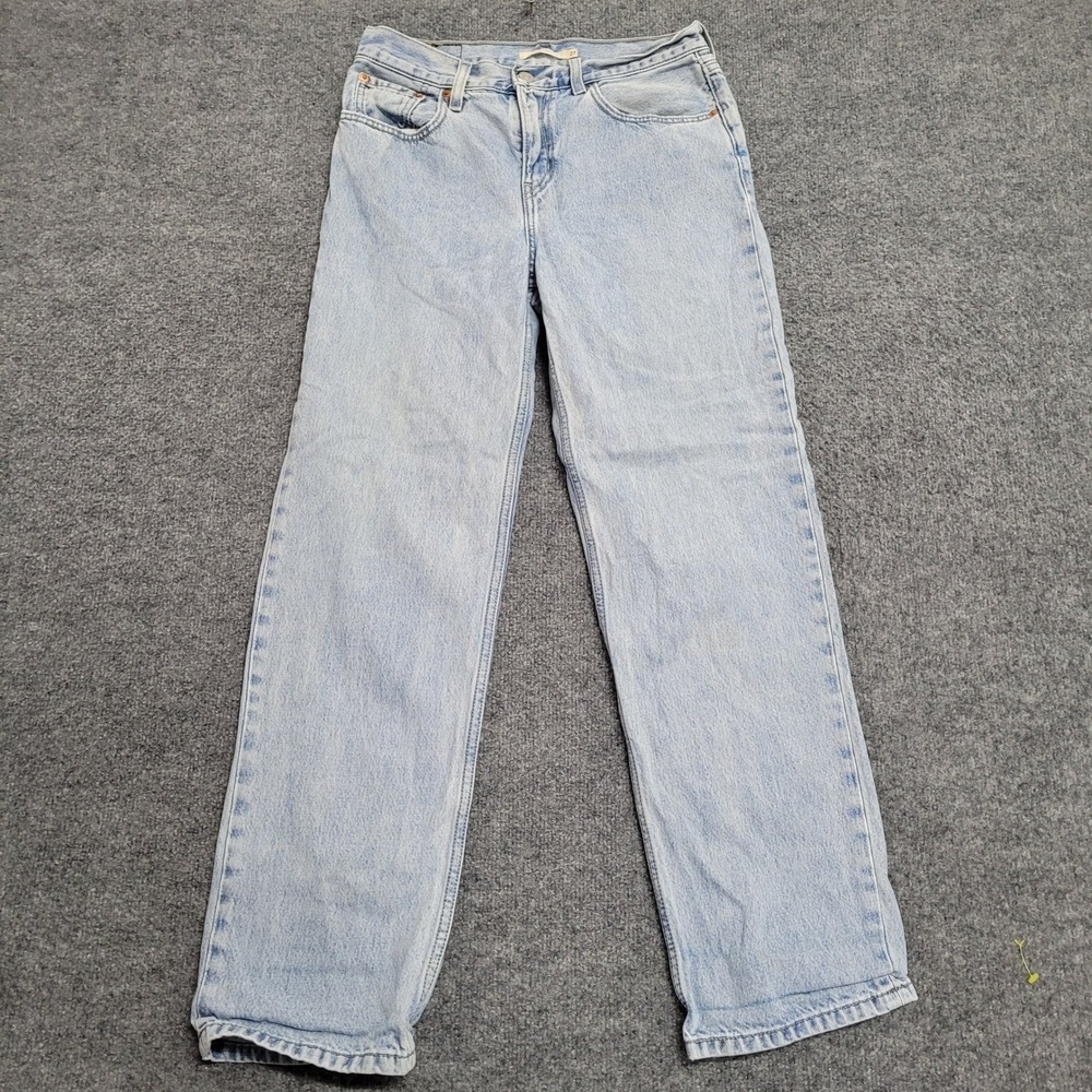 Levi's Jeans Womens Size 27 Light Wash Blue Low Pro Straight Leg Denim Casual